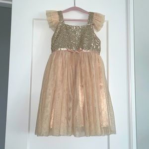 Popatu sequin bodice tulle dress (toddler)